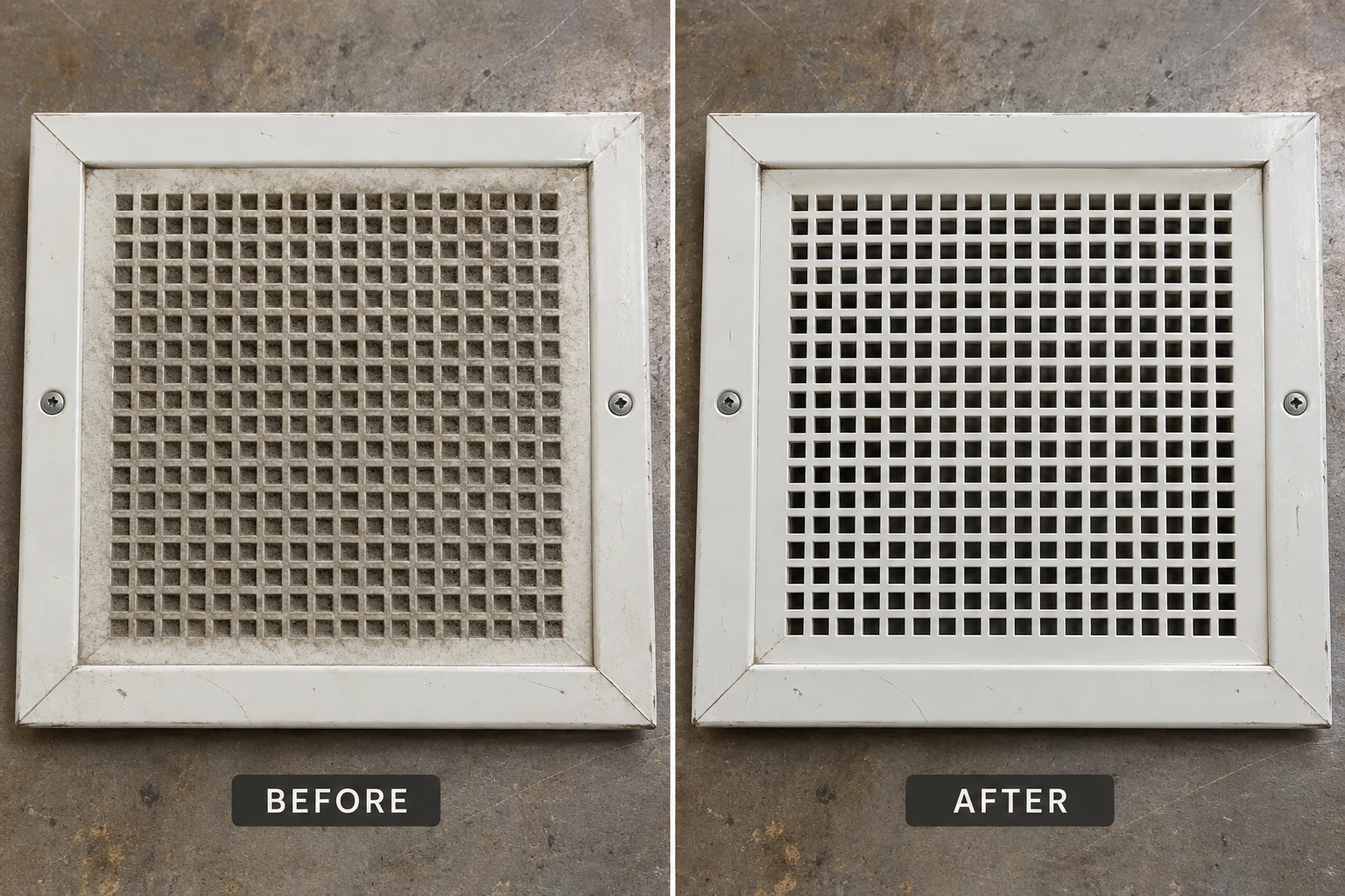 AI generated before and after illustration for about; not a customer job